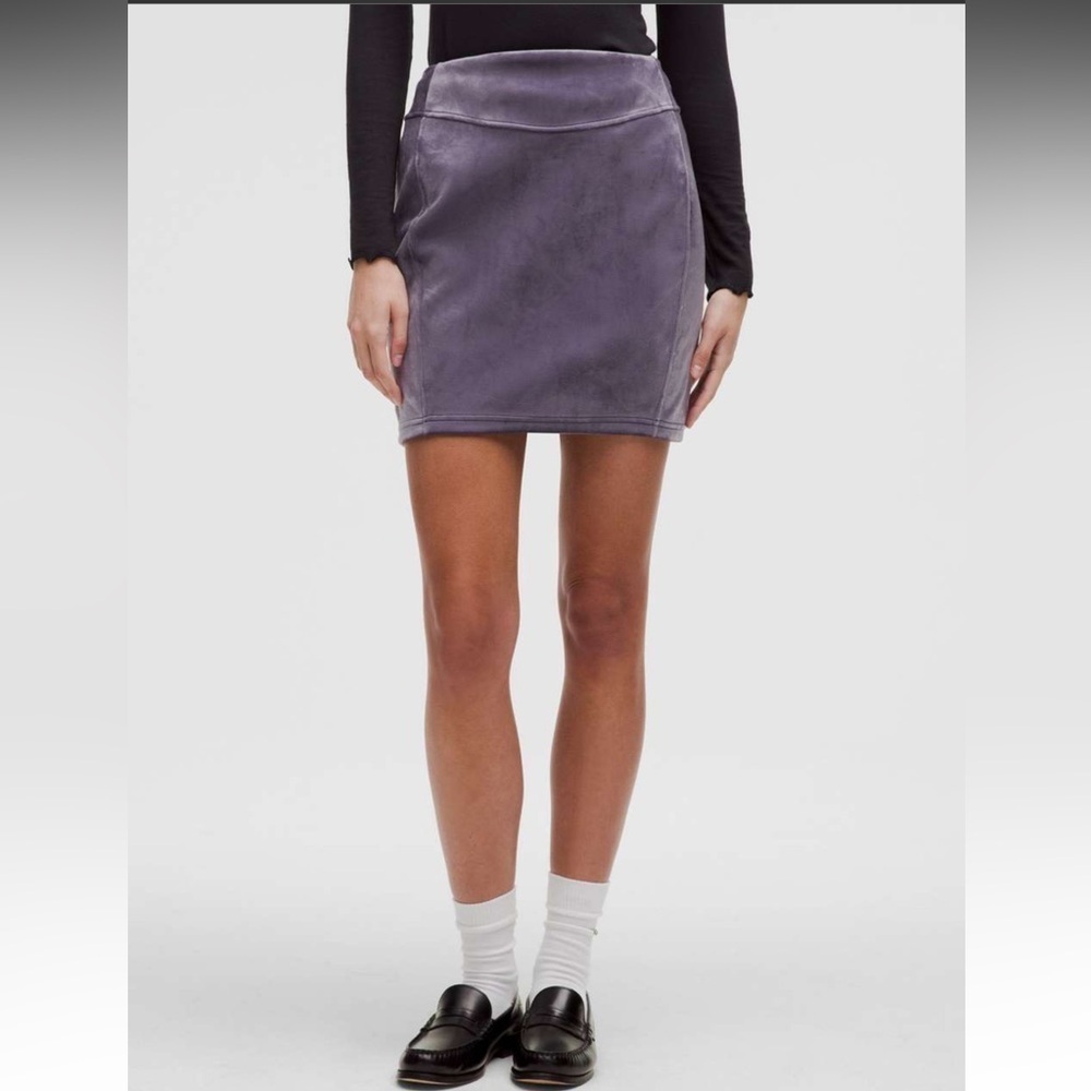 Lululemon Scuba‎ High-Rise Mini Skirt *Velvet Nightfall Size Small NEW WITH TAGS